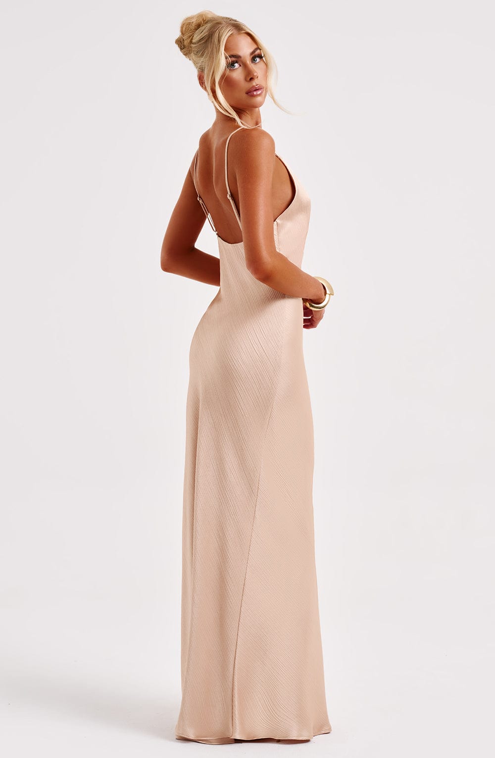 Abito da Sera Anja Maxi Champagne