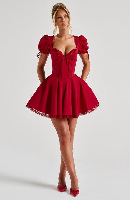 Abito Mini Rosso