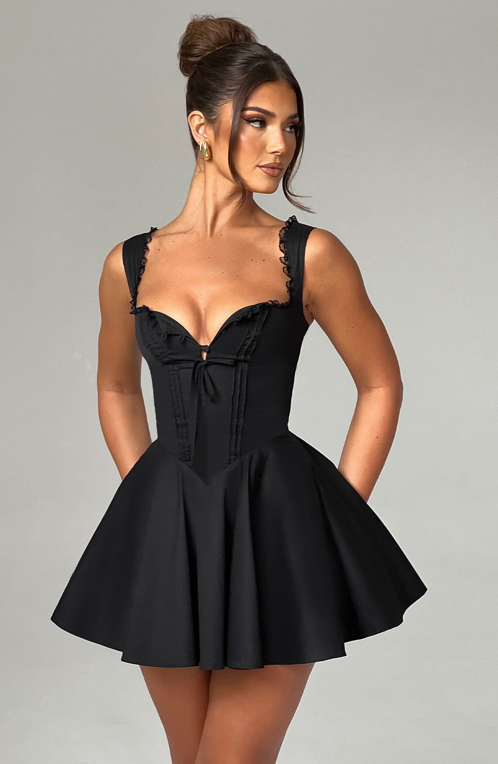 Vestito nero mini Antonella