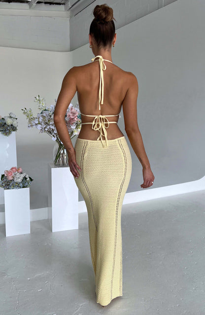 Abito Maxi Arabella Giallo