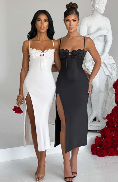 Ardelle Midi Dress Nero
