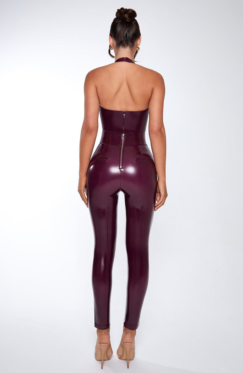Pantaloncini in Vinile Cherry Lacquer