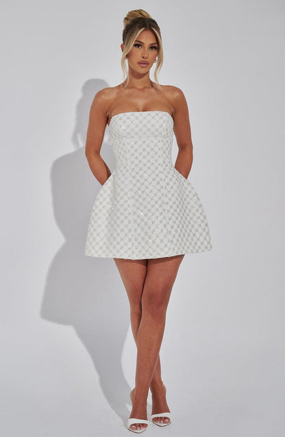 Abito Minidress Beatrice Avorio