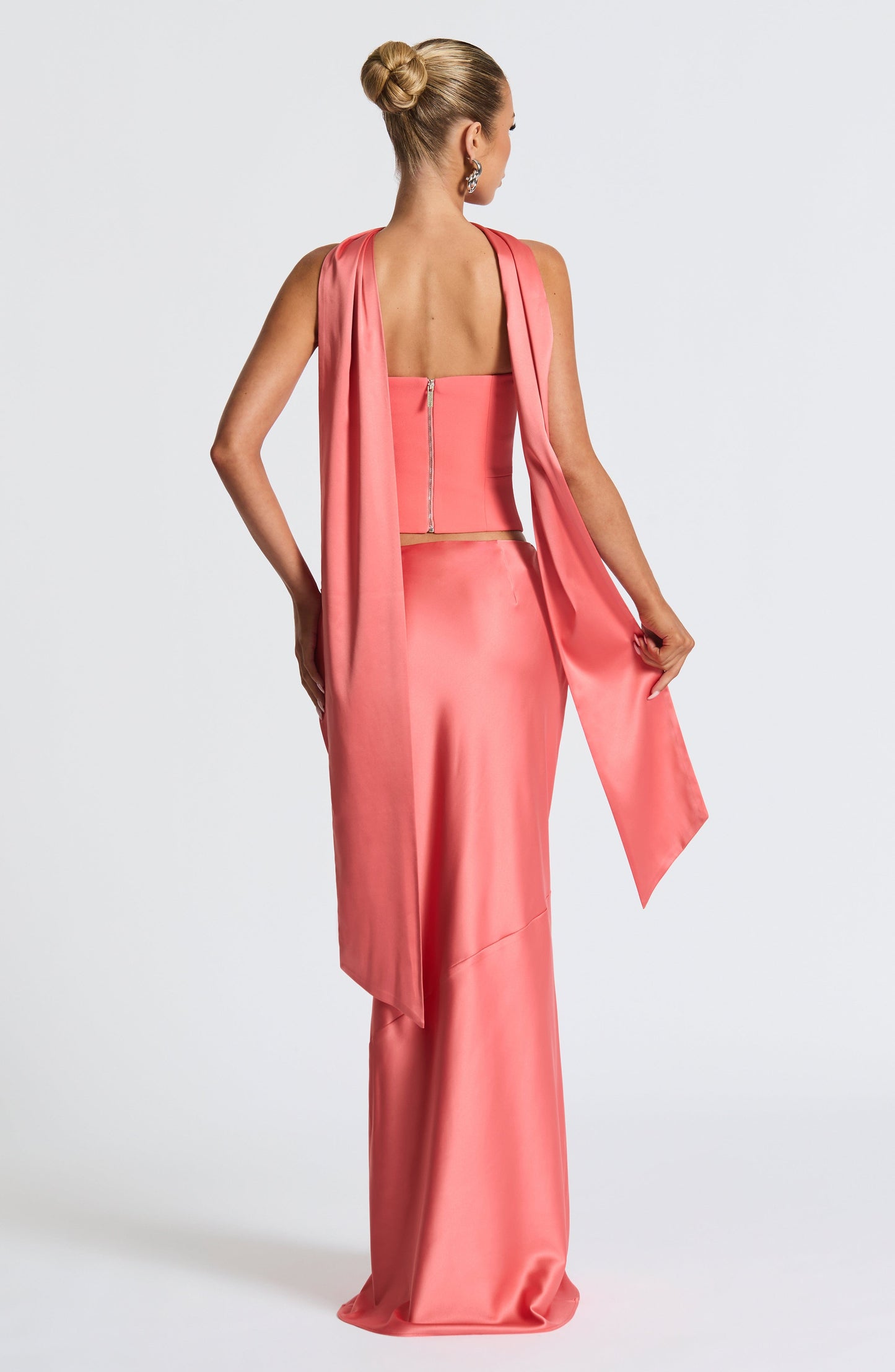 Gonna Maxi Bernadette Rosa Coral