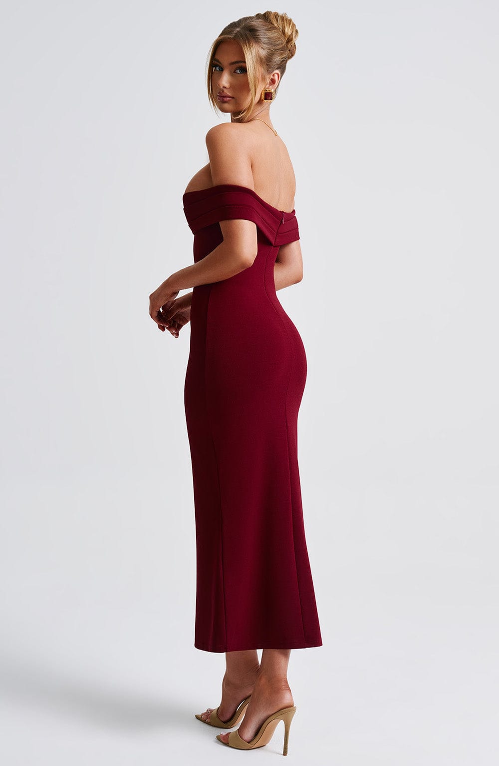 Vestito Midi Bex - Borgogna