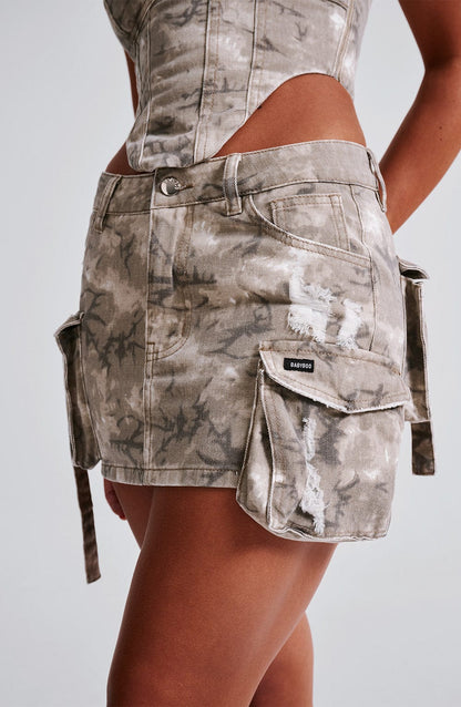 Gonna Mini Camo Stile 00