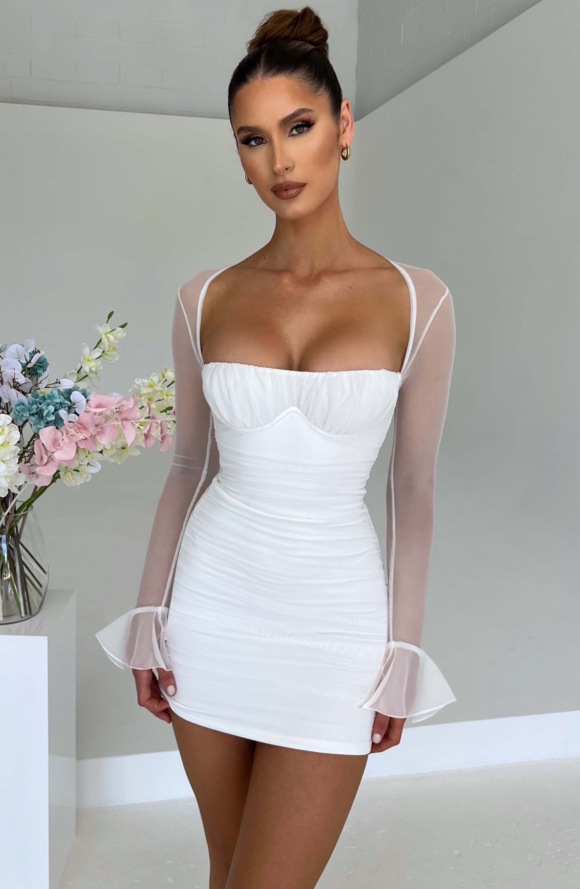 Abito Mini Brea Bianco