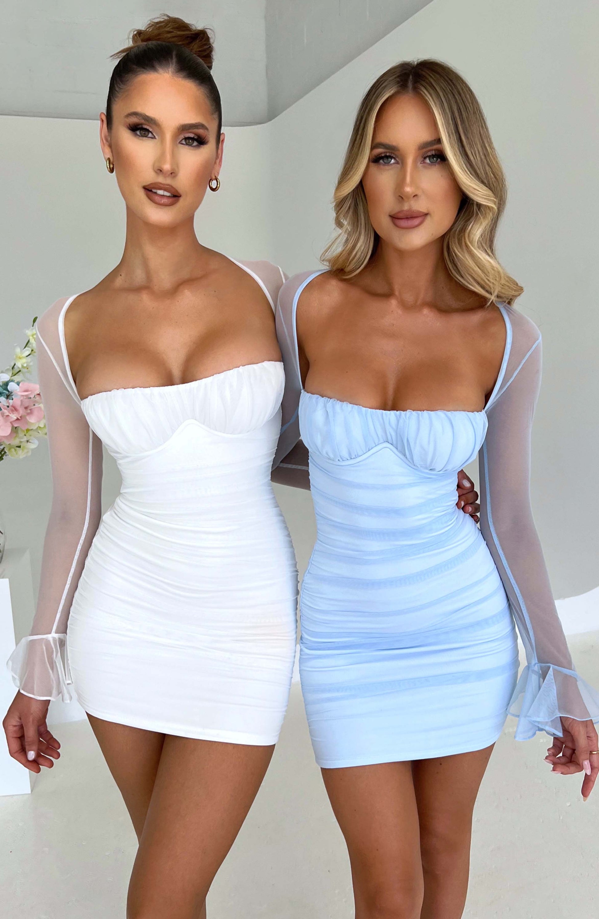 Abito Mini Brea Bianco