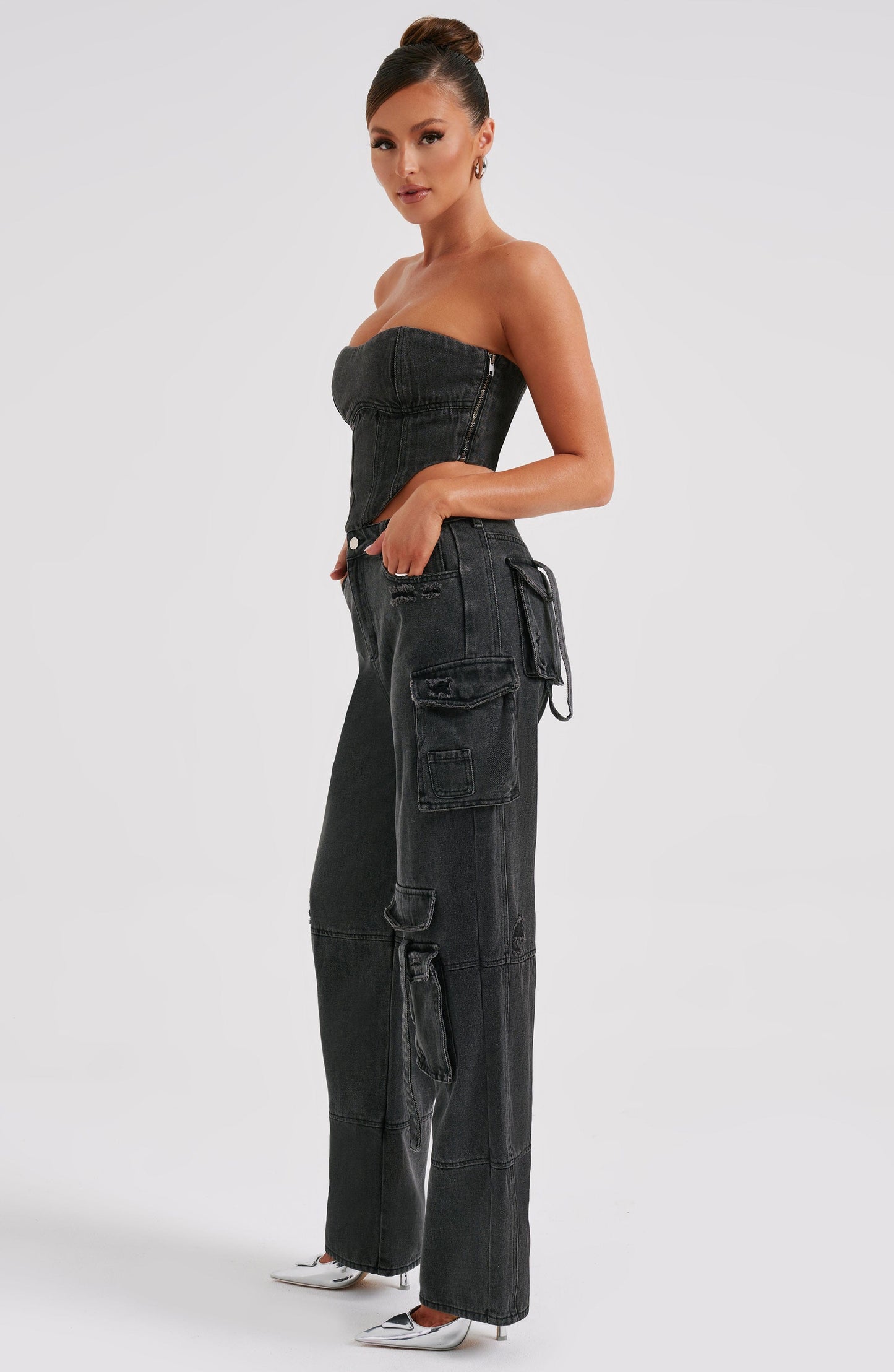 Pantalone Cargo Brooklyn Nero