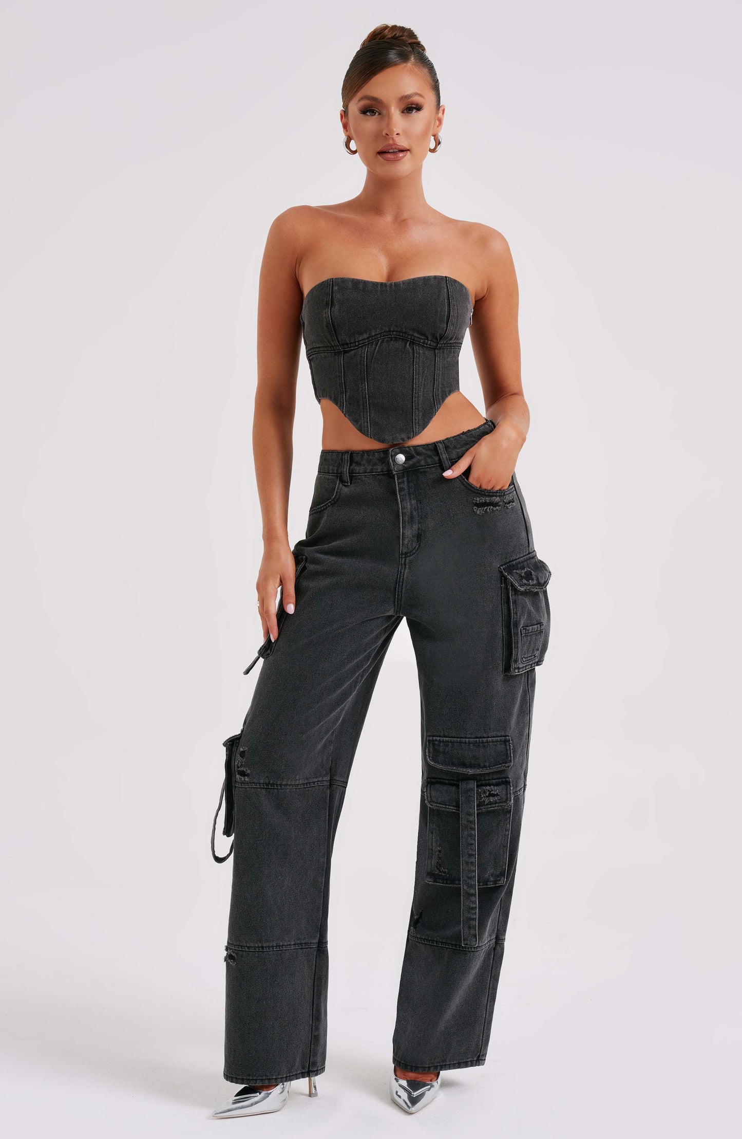 Pantalone Cargo Brooklyn Nero