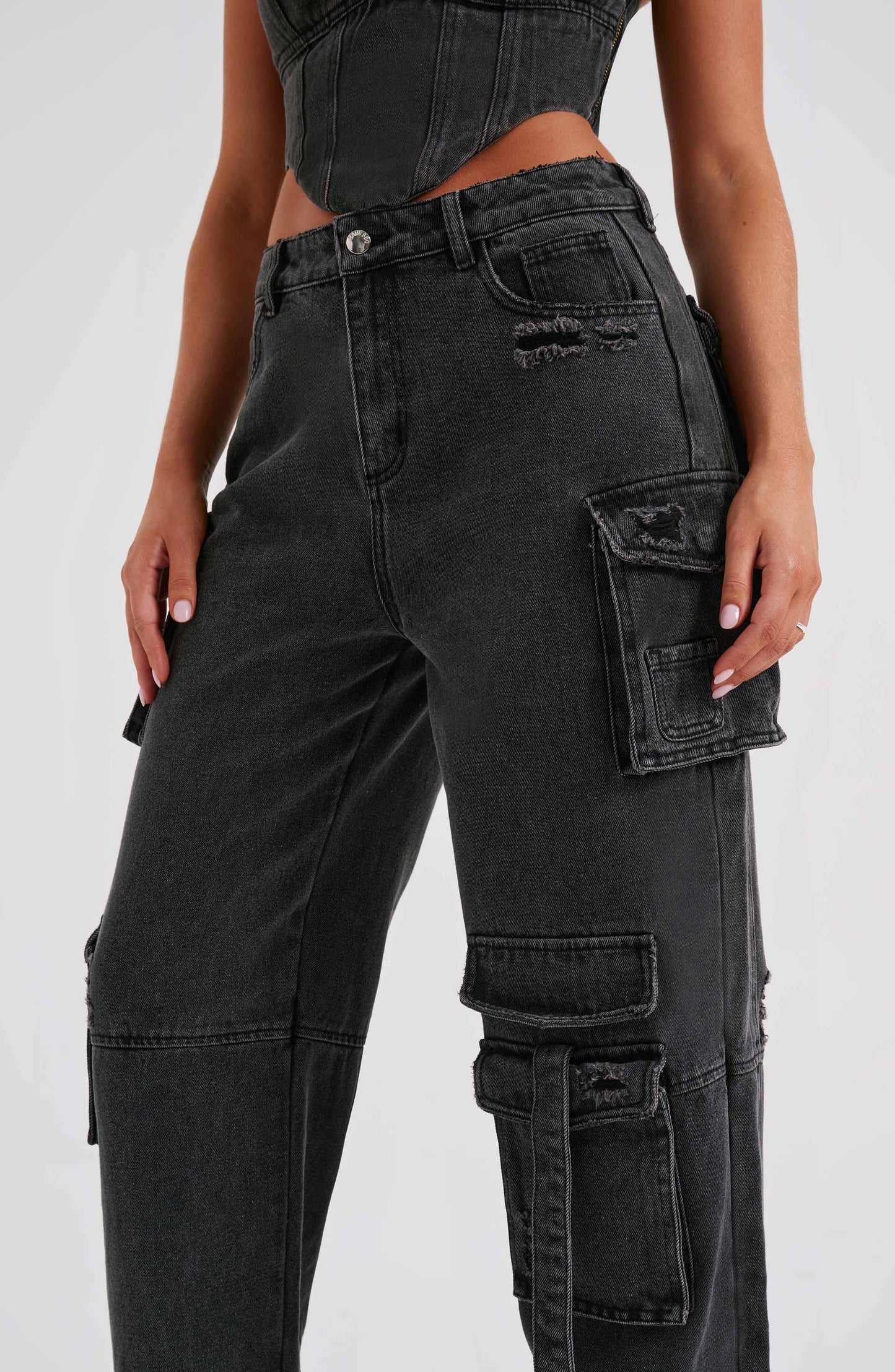Pantalone Cargo Brooklyn Nero