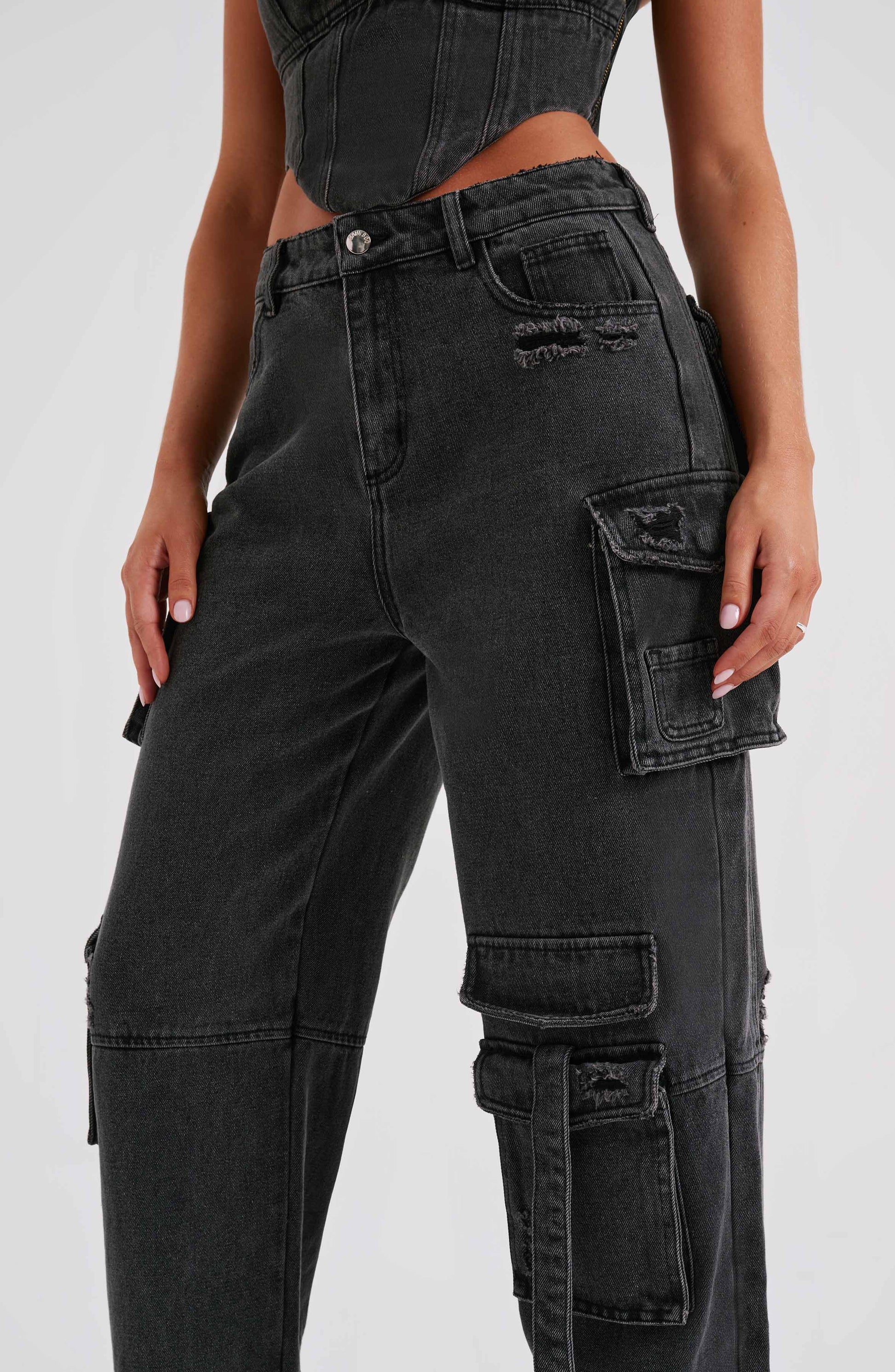 Pantalone Cargo Brooklyn Nero