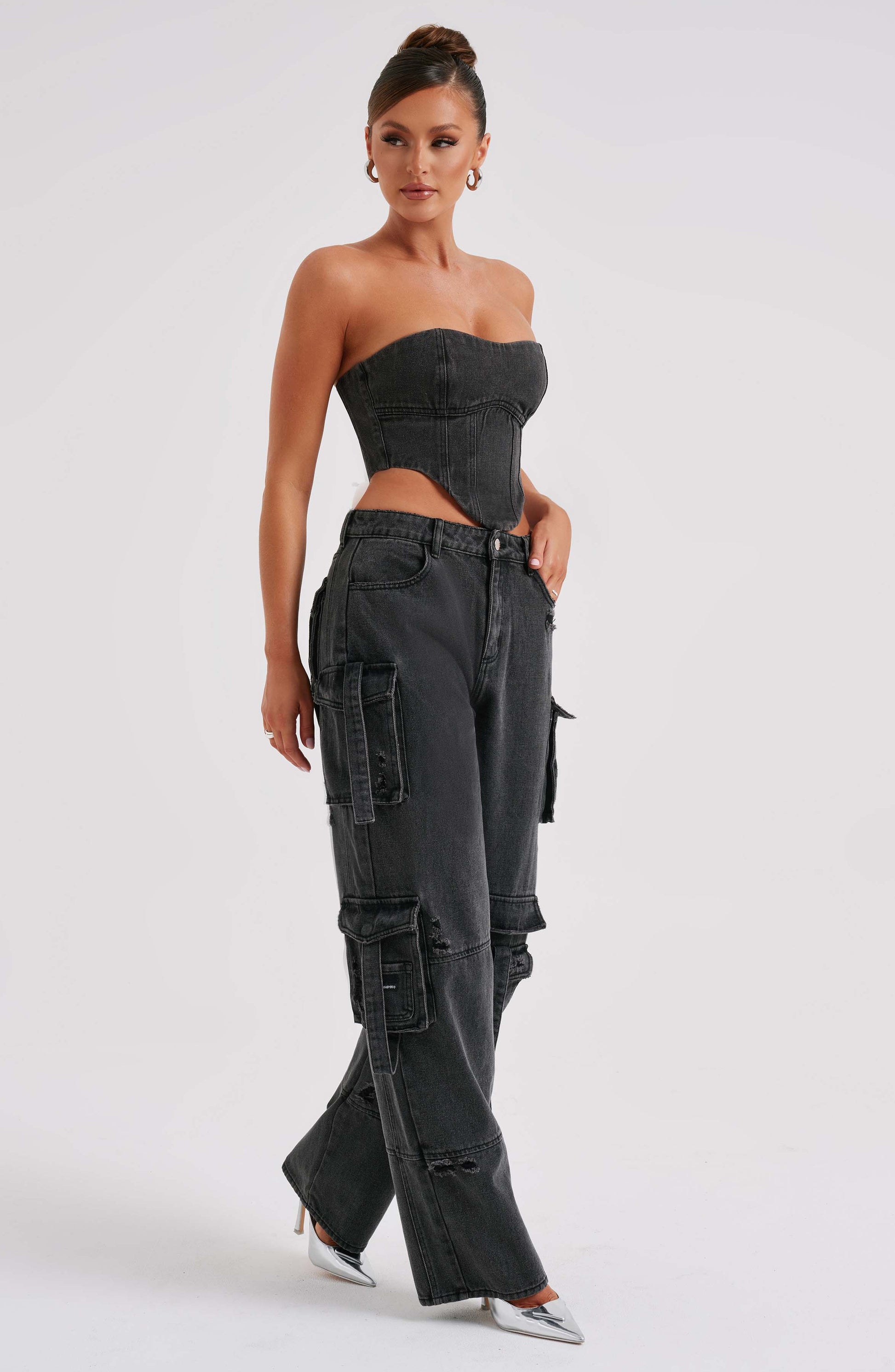 Pantalone Cargo Brooklyn Nero