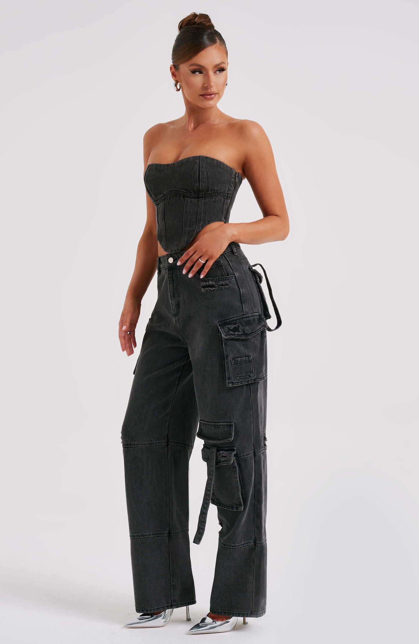 Pantalone Cargo Brooklyn Nero