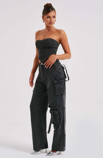 Pantalone Cargo Brooklyn Nero