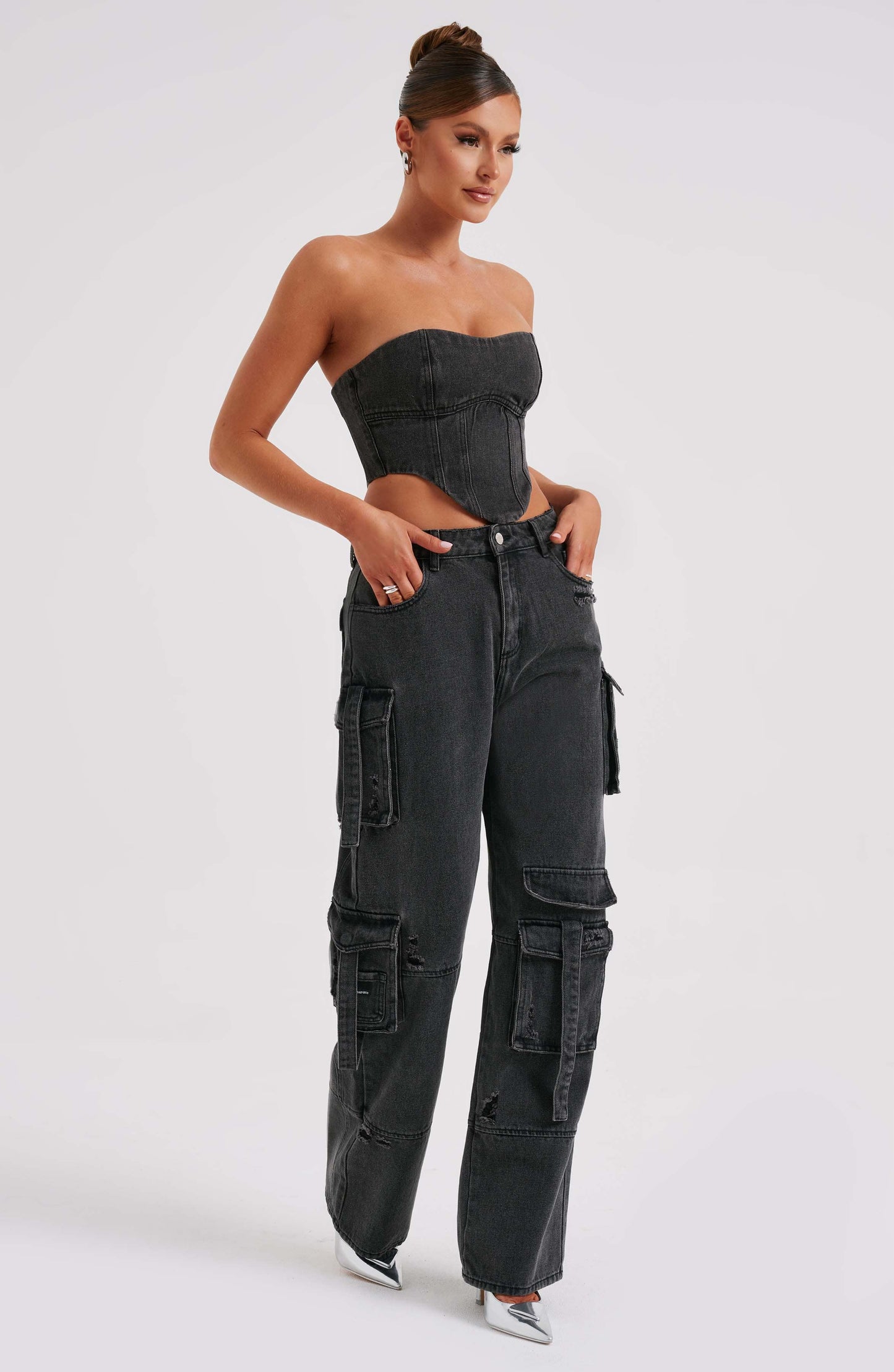 Pantalone Cargo Brooklyn Nero