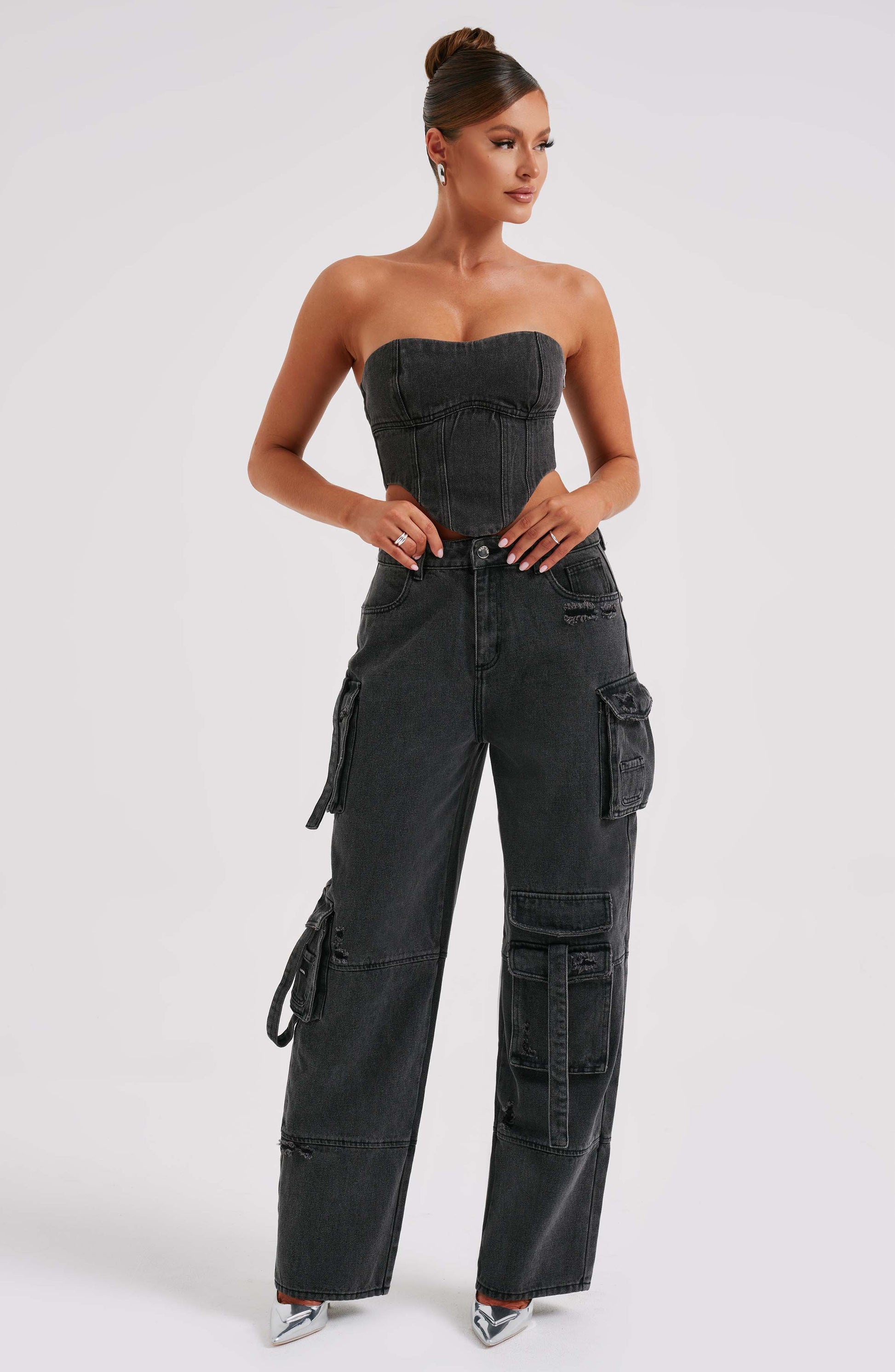 Pantalone Cargo Brooklyn Nero