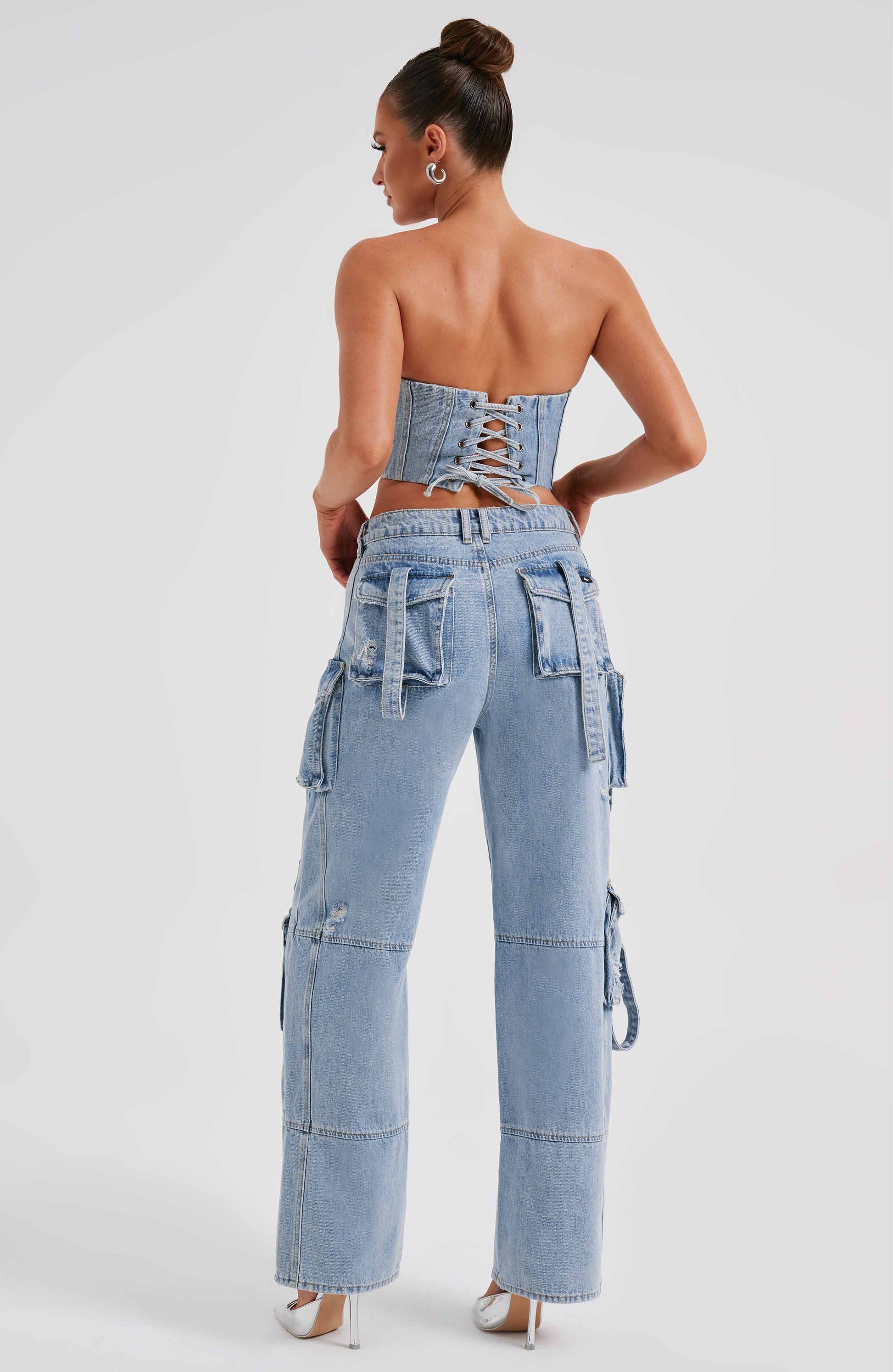 Pantalone Cargo Blu Brooklyn
