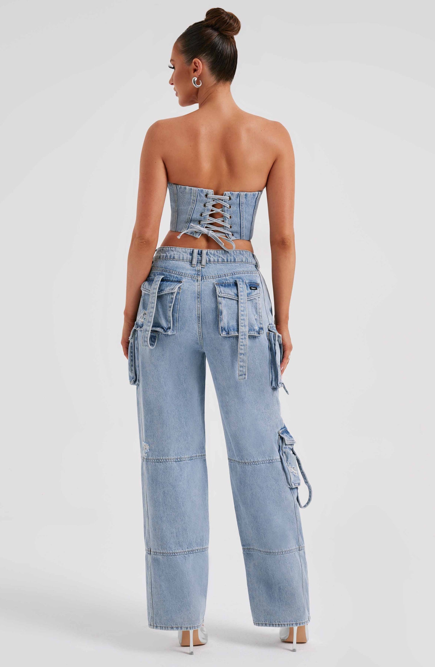 Pantalone Cargo Blu Brooklyn