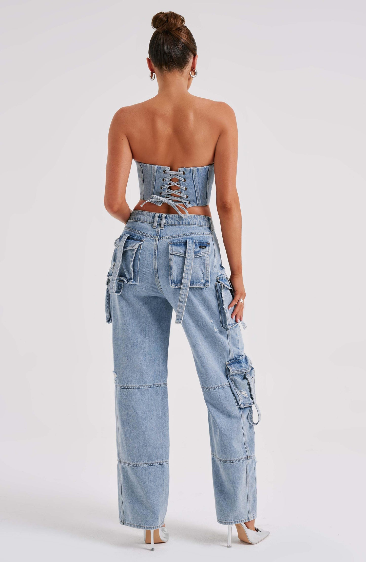 Pantalone Cargo Blu Brooklyn
