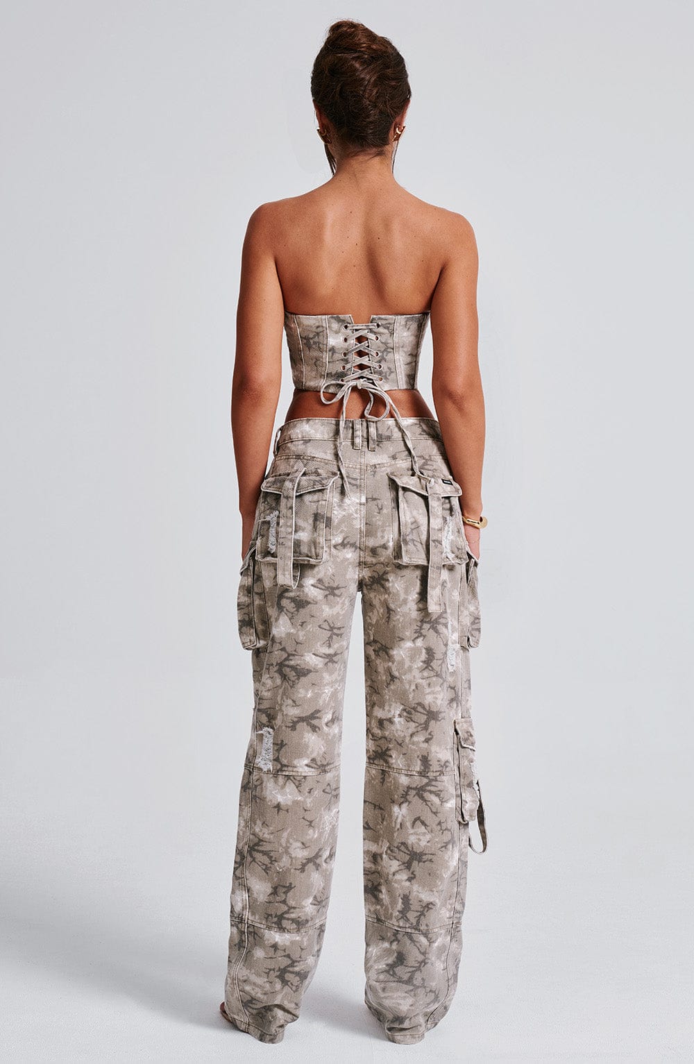 Pantaloni Cargo Brooklyn Stampa Camo