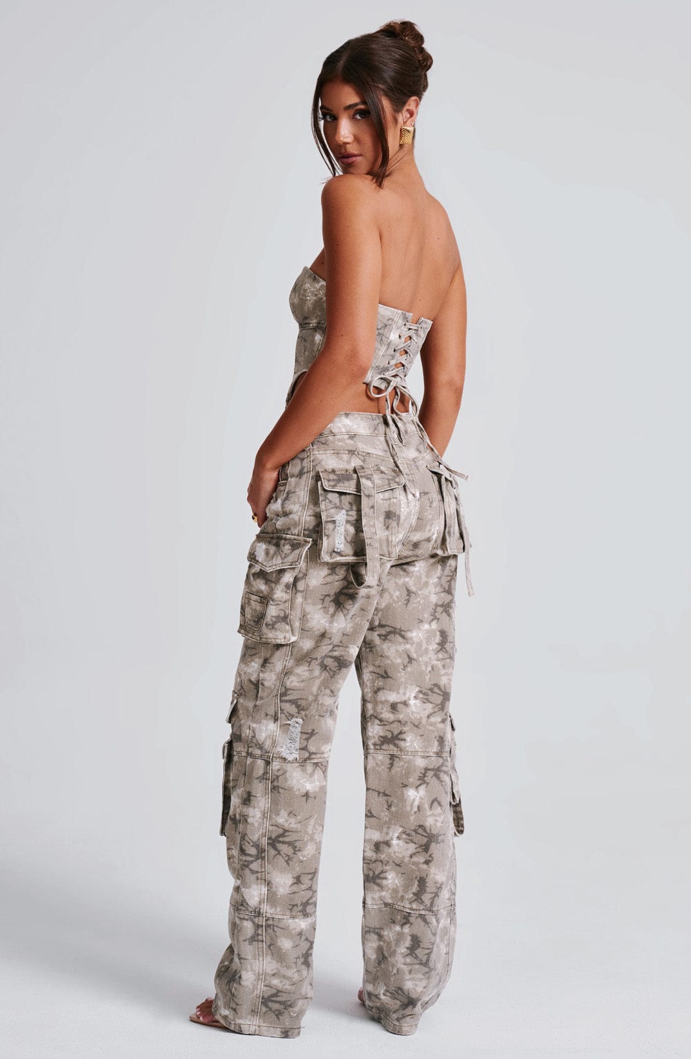 Pantaloni Cargo Brooklyn Stampa Camo