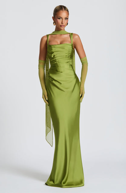 Abito Maxi Calanthe Verde