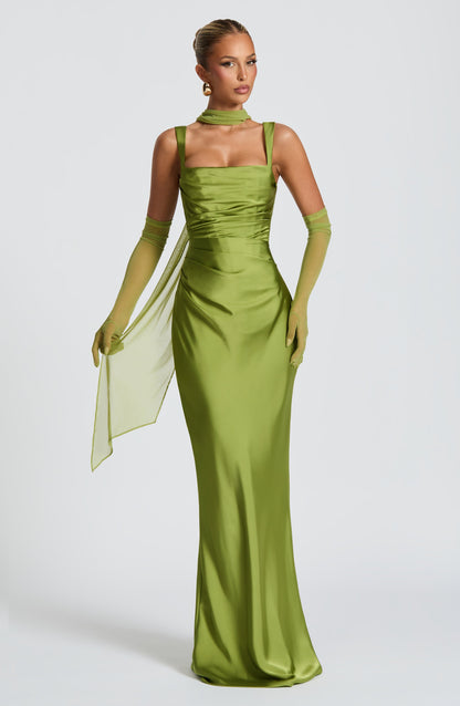 Abito Maxi Calanthe Verde