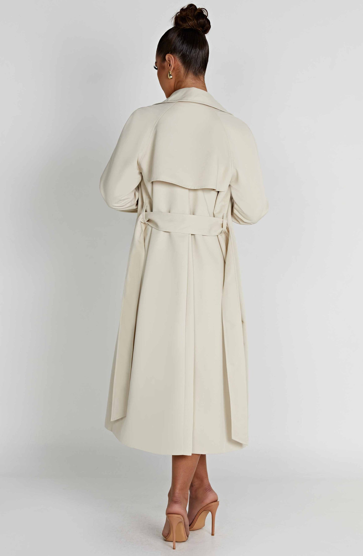 Cappotto trench Camila in sabbia