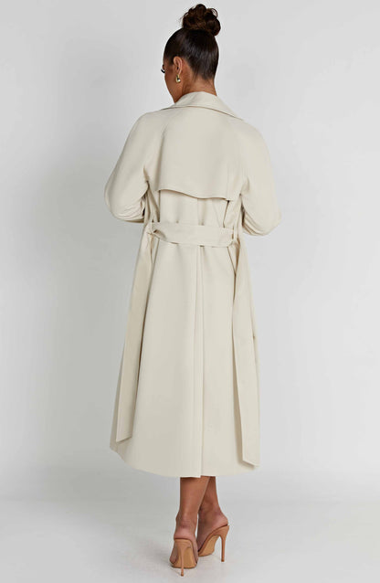 Cappotto trench Camila in sabbia