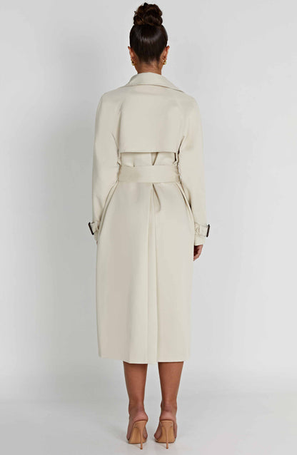 Cappotto trench Camila in sabbia