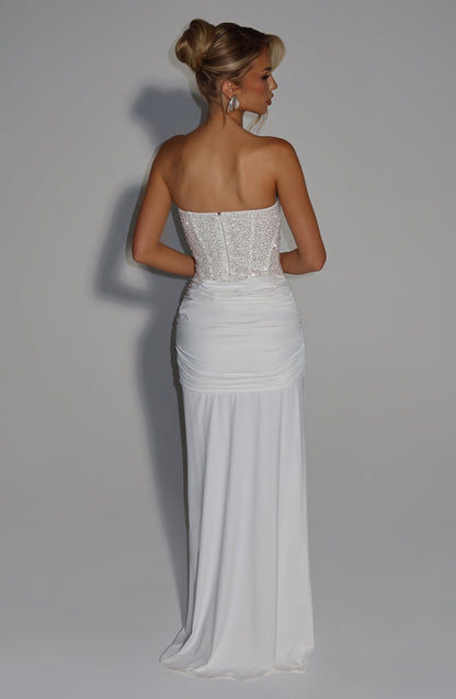 Abito Maxi Carina - Avorio