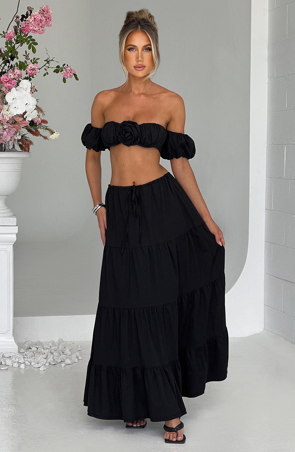 Maxi Gonna Carmen Nero