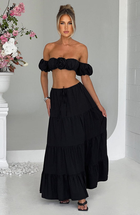 Maxi Gonna Carmen Nero