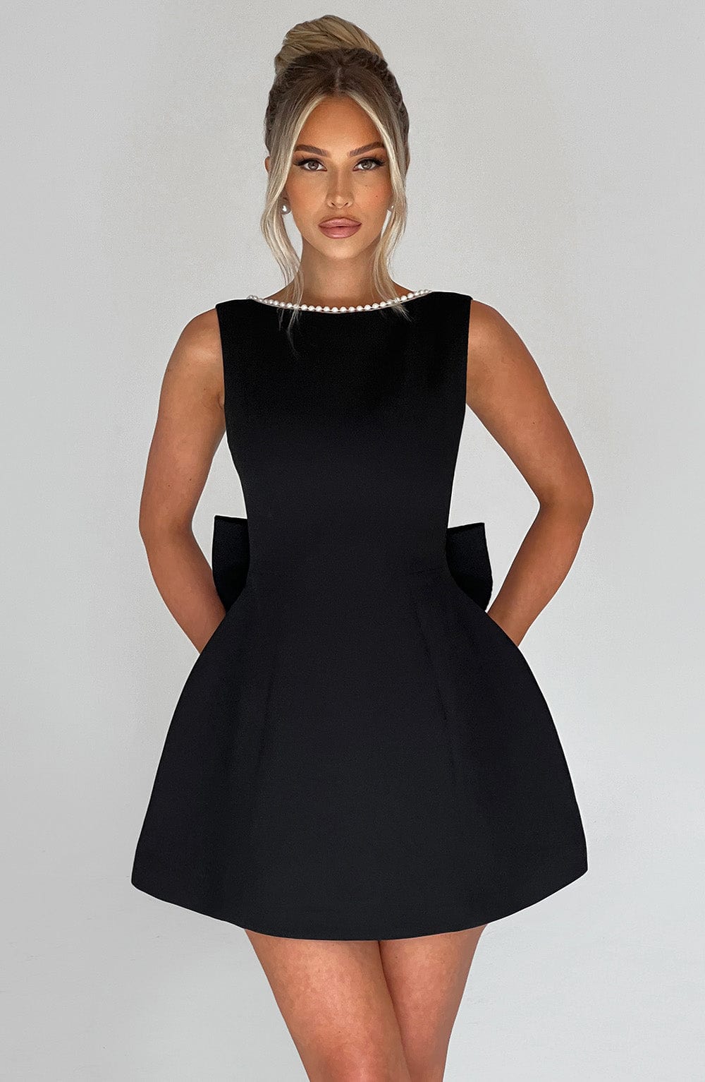 Vestito Mini Abito Donna Carrie Nero
