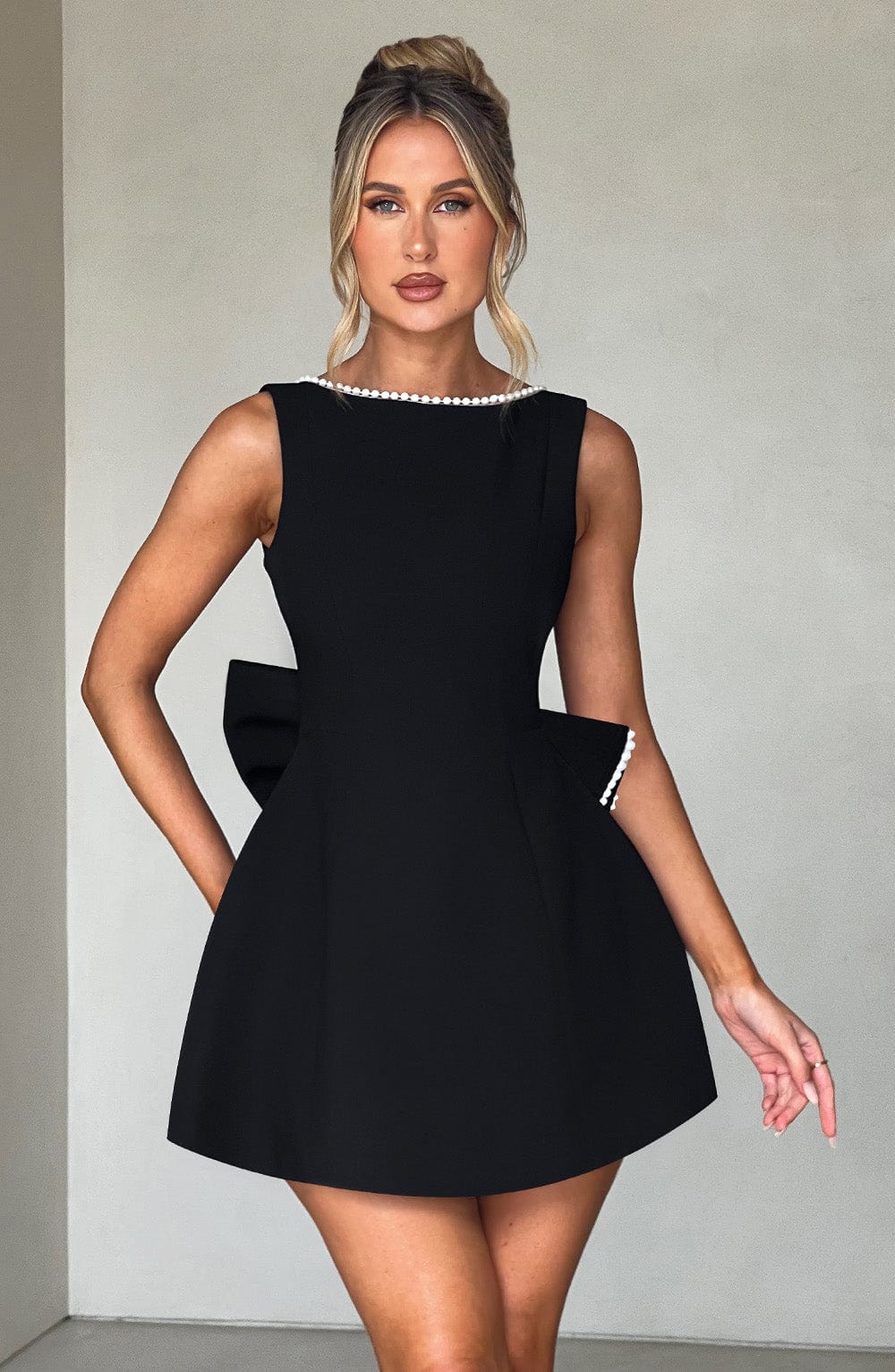 Vestito Mini Abito Donna Carrie Nero