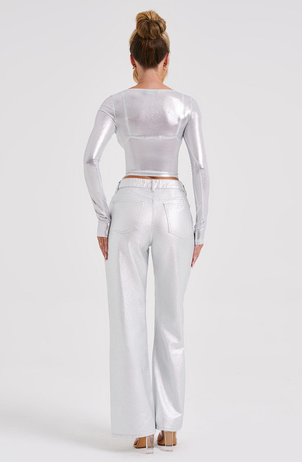 Pantalone Argento Cassidy