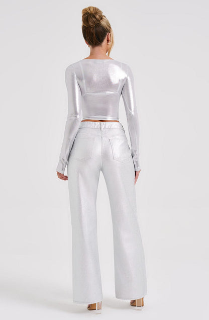 Pantalone Argento Cassidy