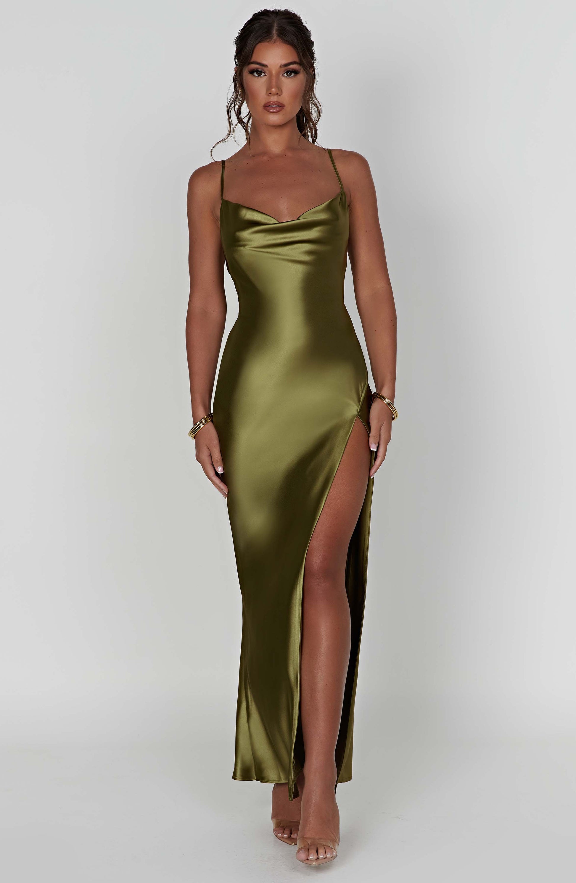 Abito Maxi Celestina Khaki