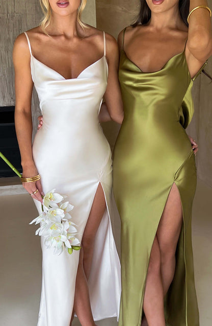 Abito Maxi Celestina Khaki