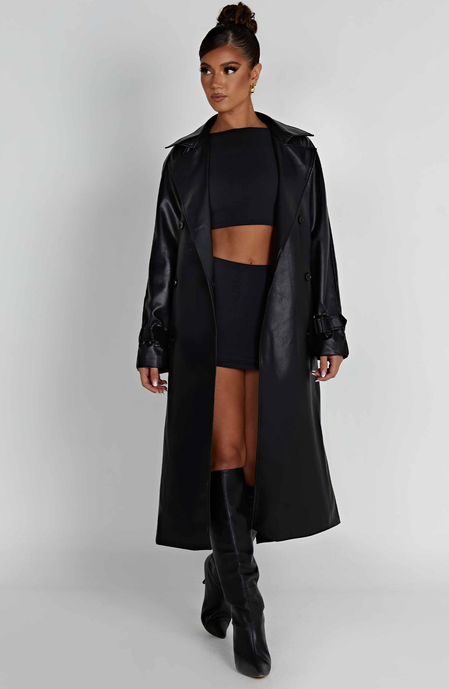 Cappotto Trench Chi Nero