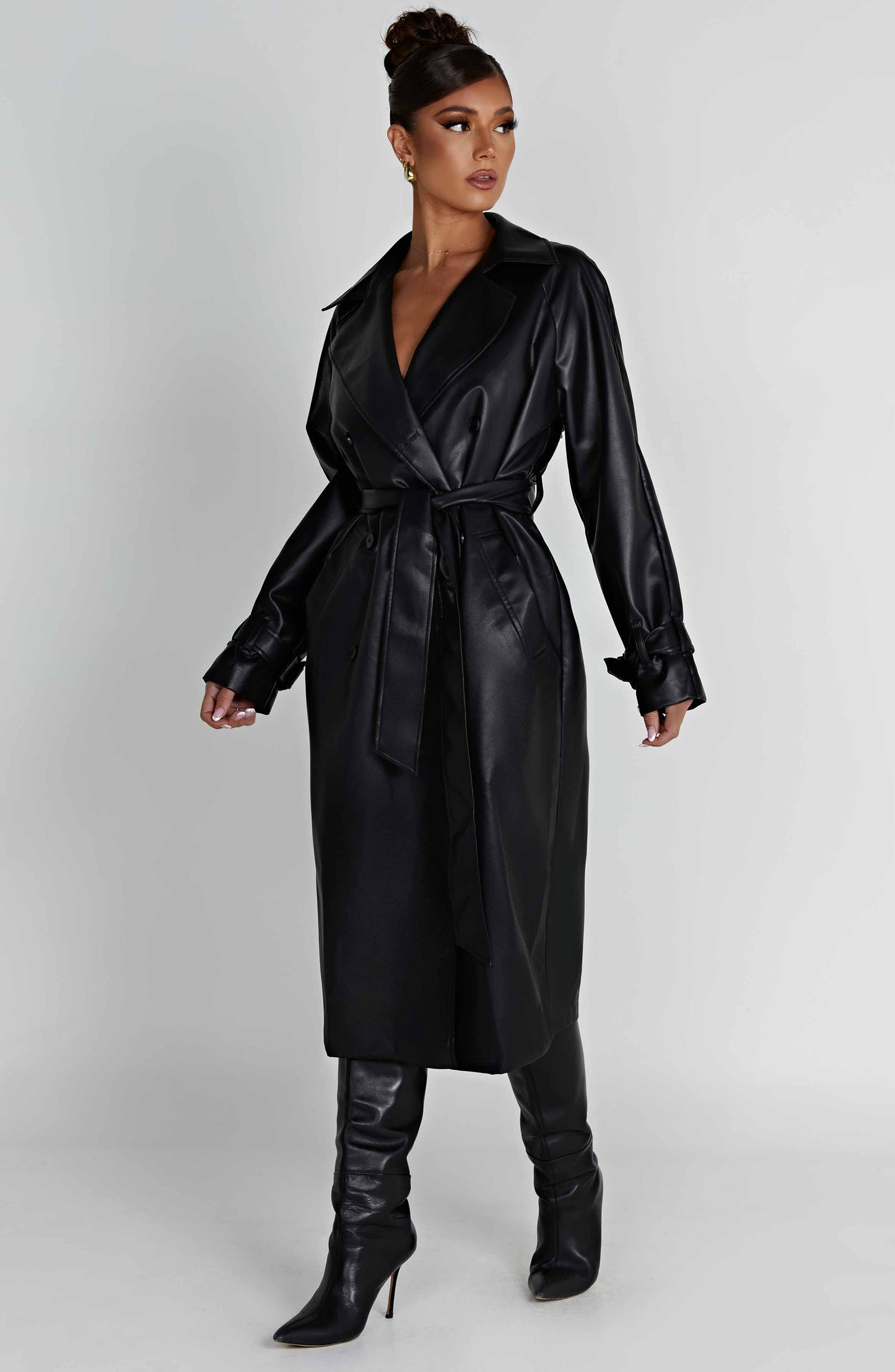 Cappotto Trench Chi Nero