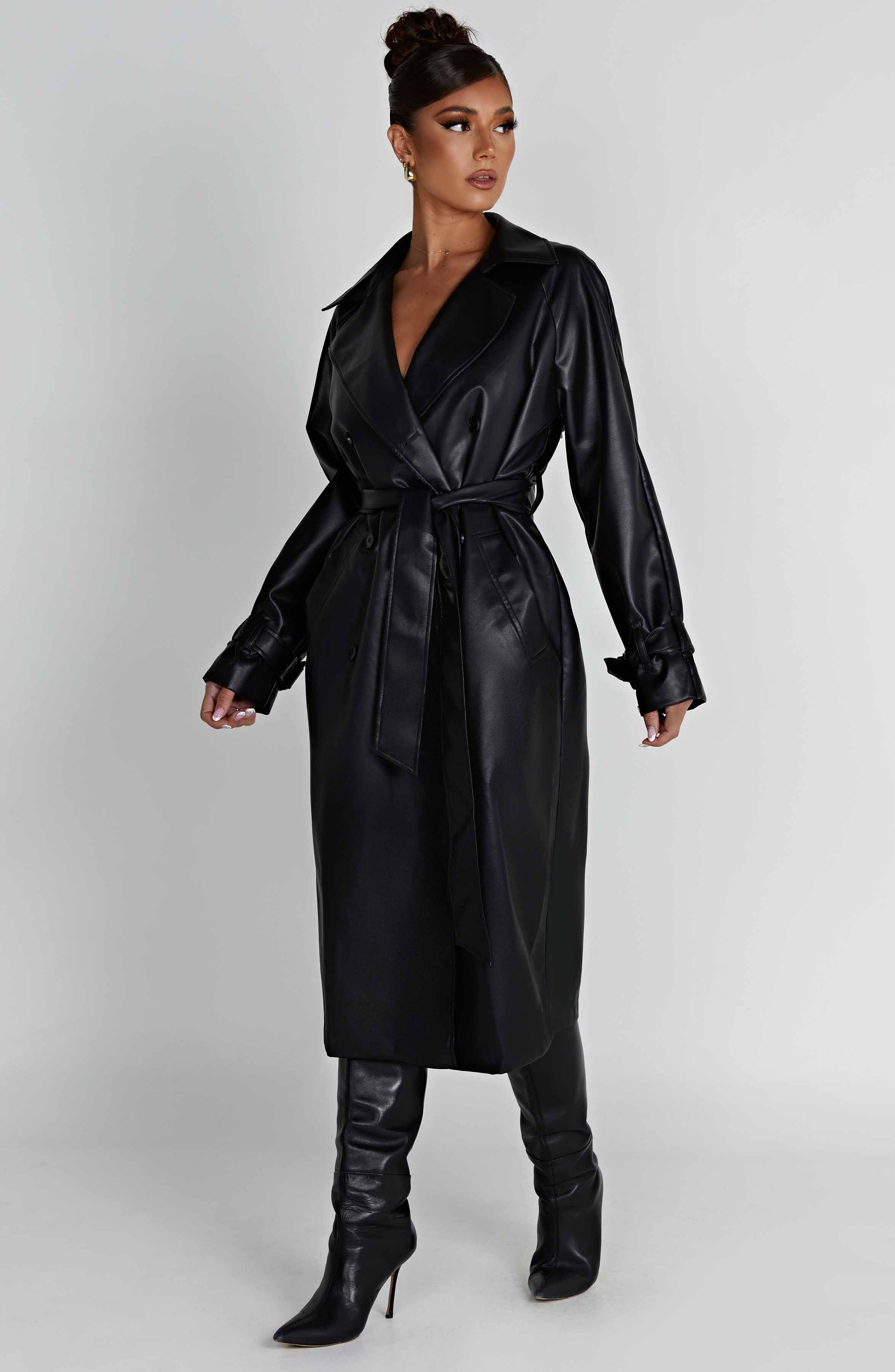 Cappotto Trench Chi Nero