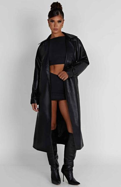 Cappotto Trench Chi Nero