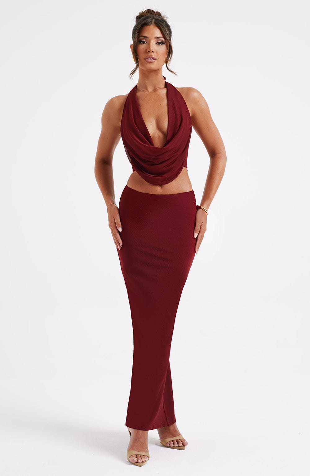 Top Burgundy Chrishelle