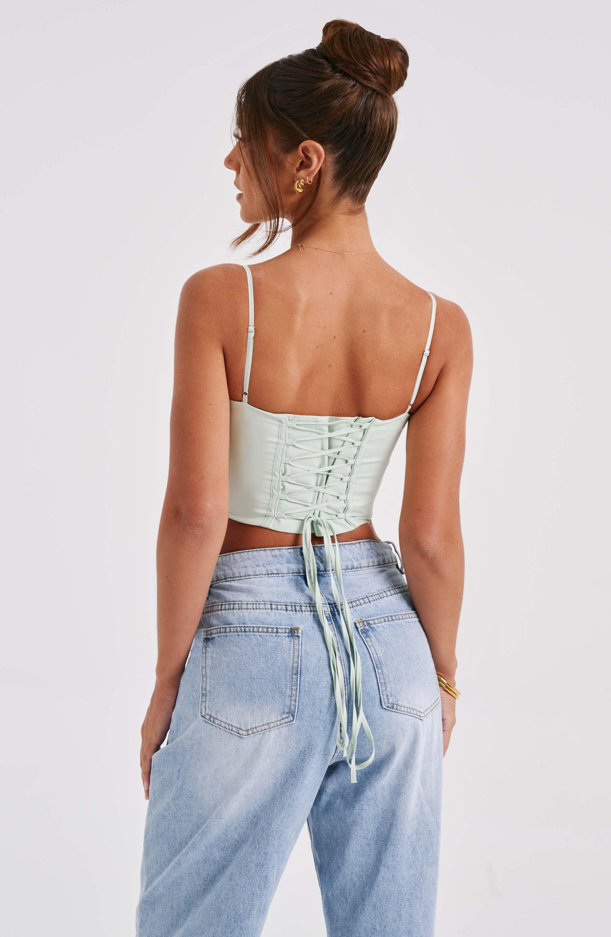 Corset Donna Sagge Verde