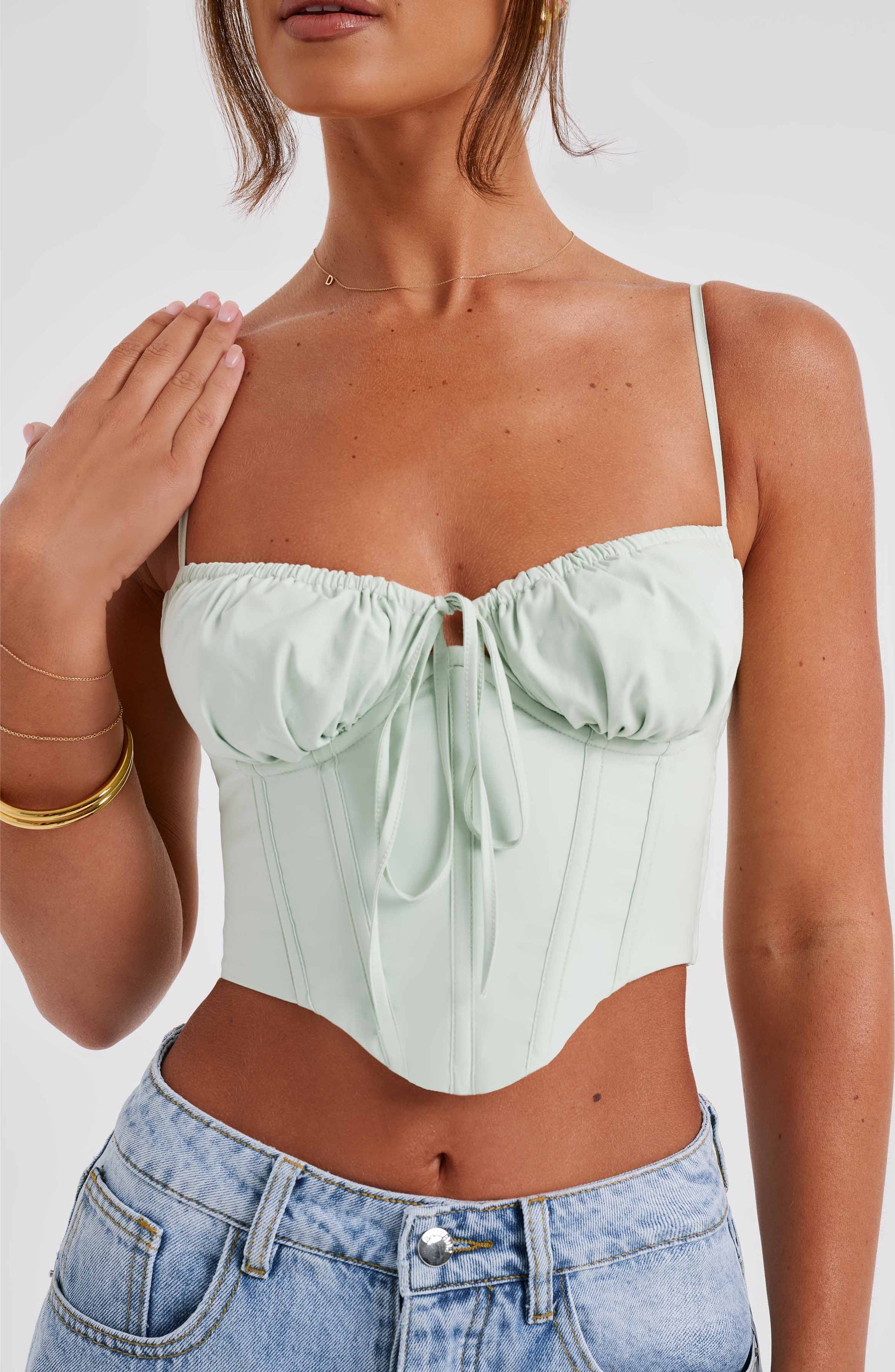 Corset Donna Sagge Verde