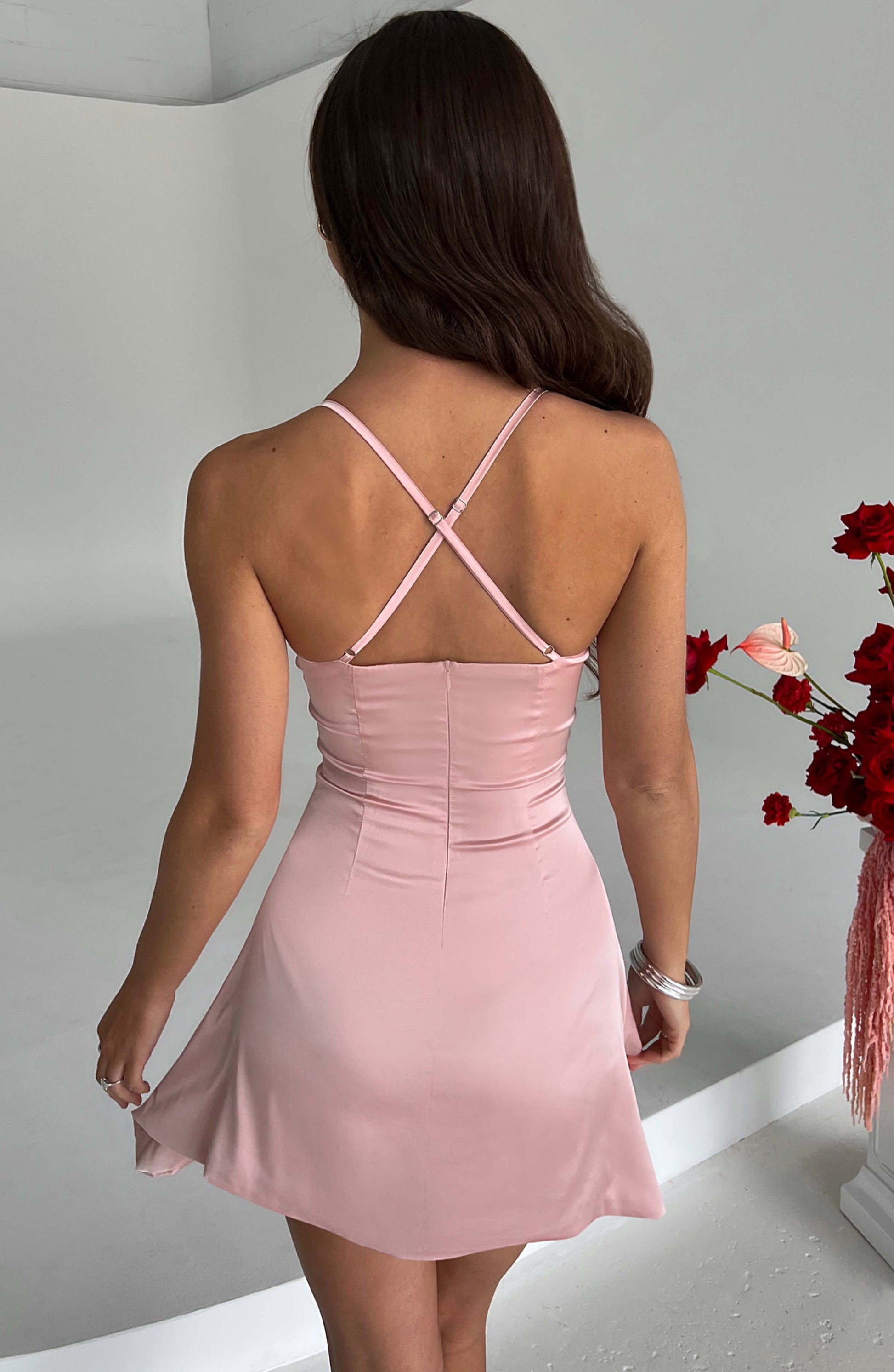 Vestito Mini Rosa Chic