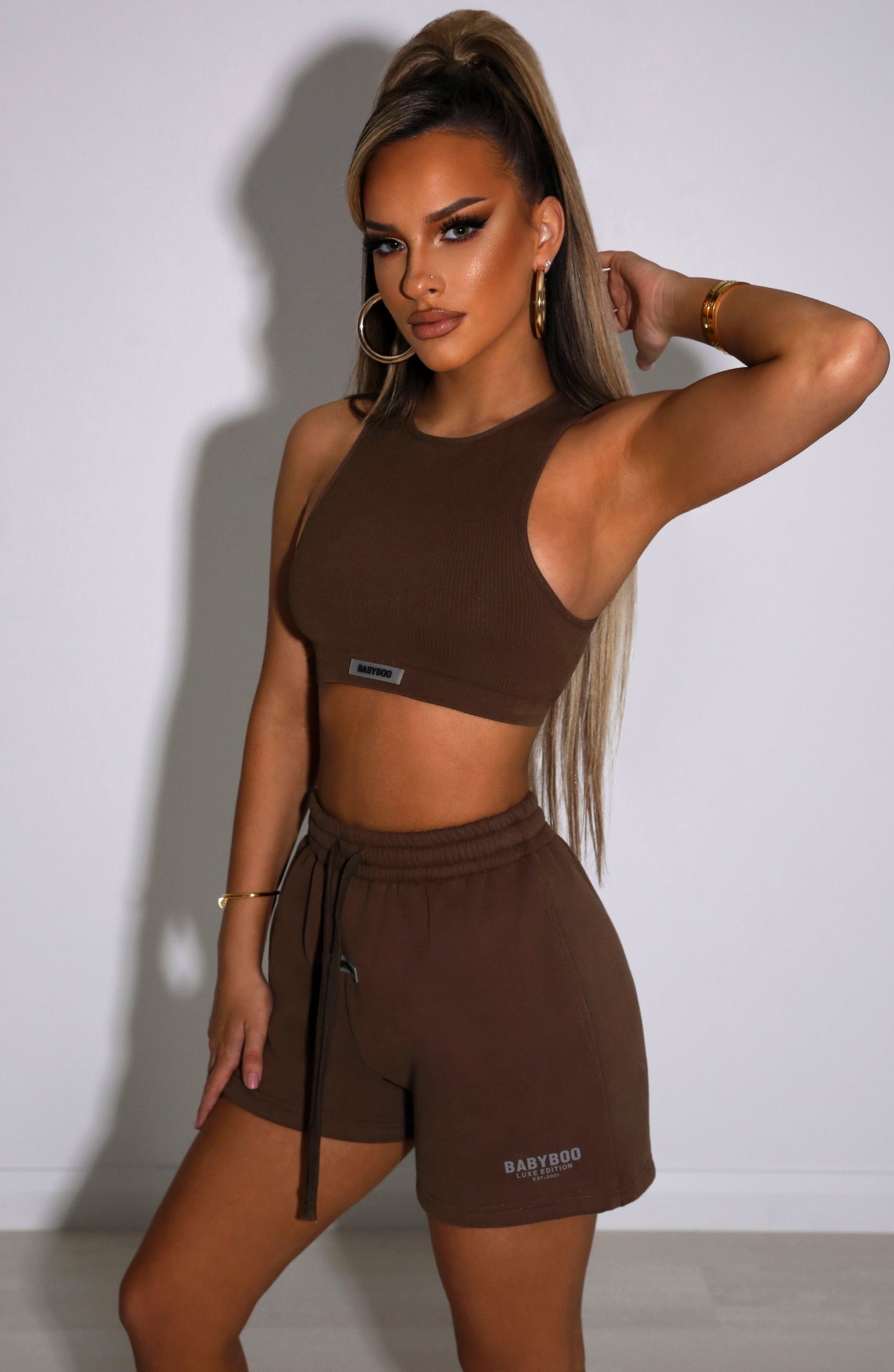 Pantaloni Luxe Cora - Cioccolato