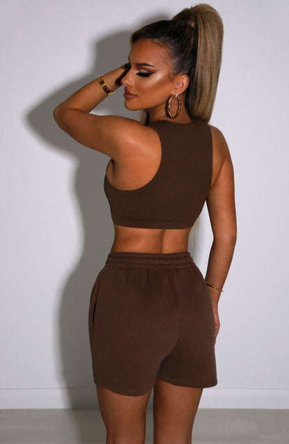 Pantaloni Luxe Cora - Cioccolato